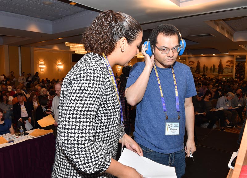 Matthew Preps for Competition